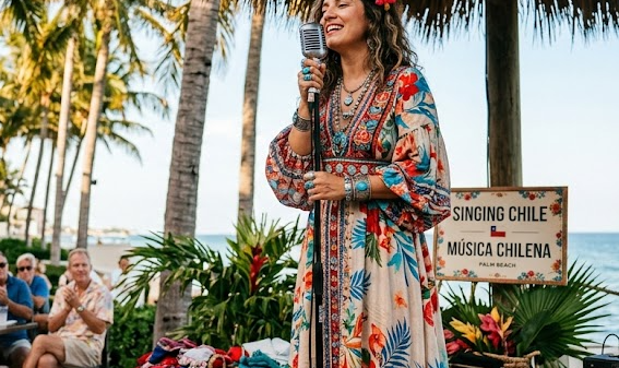 Mia Martin: The Chilean Voice Bringing Passion and Soul to Palm Beach
